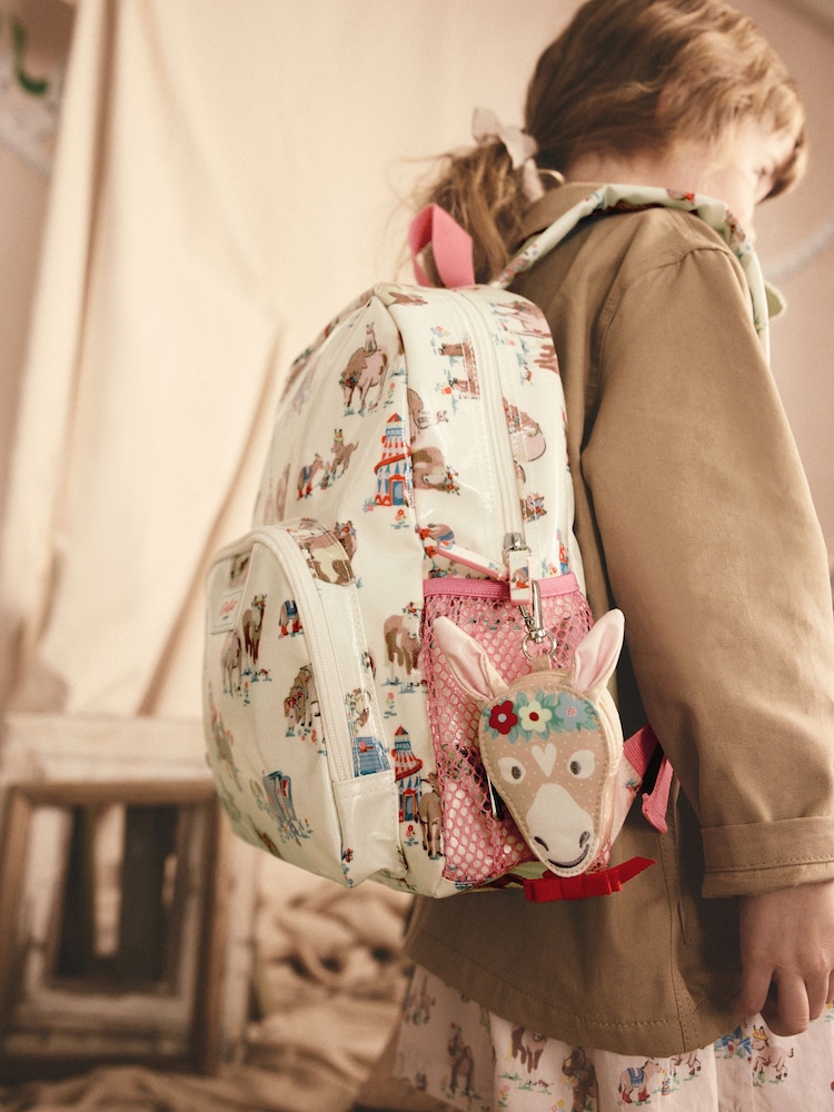 Cath Kidston Cream Donkeys Kids Large Backpack - Image 4 of 10