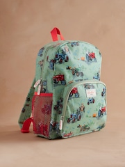 Cath Kidston Green Tractors Large Backpack - Image 1 of 3