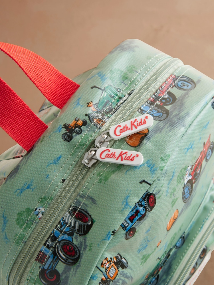 Cath Kidston Green Tractors Large Backpack - Image 2 of 3