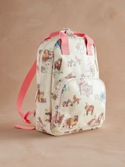 Cath Kidston Cream Donkeys Medium Kids Backpack - Image 1 of 8