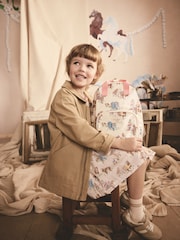 Cath Kidston Cream Donkeys Medium Kids Backpack - Image 5 of 8