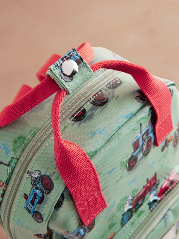 Cath Kidston Green Tractors Medium Backpack - Image 2 of 3