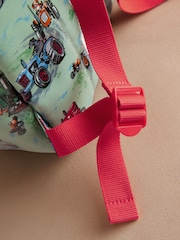 Cath Kidston Green Tractors Medium Backpack - Image 3 of 3