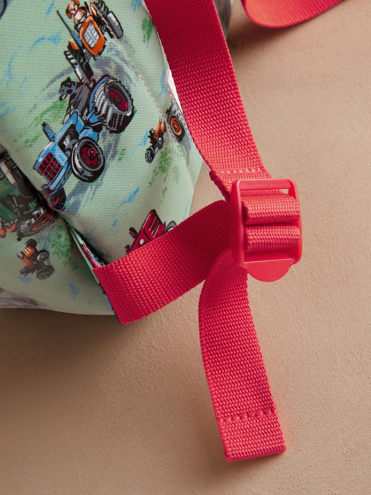 Cath Kidston Green Tractors Medium Backpack - Image 3 of 3