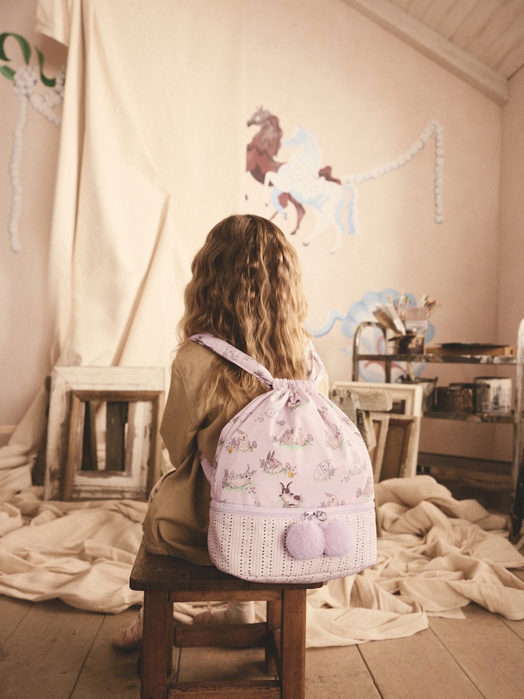 حقيبة ظهر مزيّنة بطبعة أرنب بتصميم مرح للأطفال من Cath Kidston - صورة 2 من 8