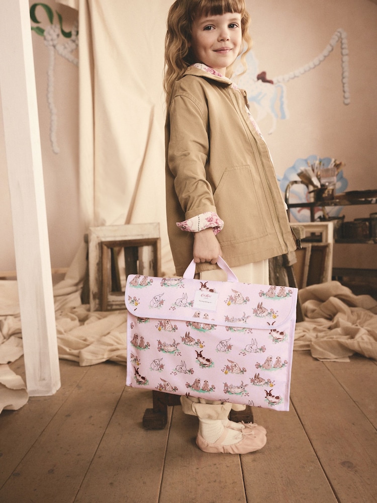 Cath Kidston Pink Bunny Kids Satchel Bag - Image 5 of 8