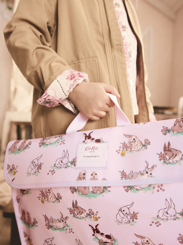 Cath Kidston Pink Bunny Kids Satchel Bag - Image 8 of 8