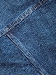 bleu foncé - Veste en jean ajustée à buste fuller - Image 10 de 10
