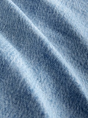 Bleu moyen - Jean Veste ajustées - Image 8 of 8
