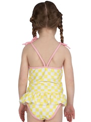 Harry Bear Yellow Flower Pattern Swimsuit With Bows - Image 3 of 9
