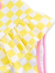 Harry Bear Yellow Flower Pattern Swimsuit With Bows - Image 8 of 9