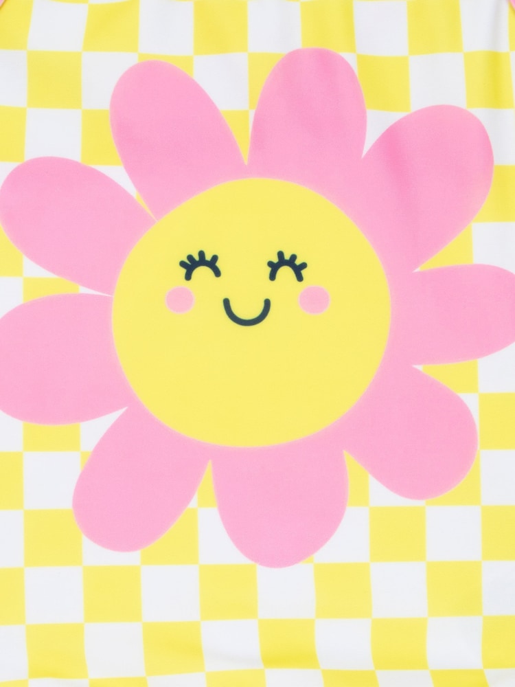 Harry Bear Yellow Flower Pattern Swimsuit With Bows - Image 9 of 9 Harry Bear Yellow Flower Pattern Swimsuit With Bows - Image 9 of 9