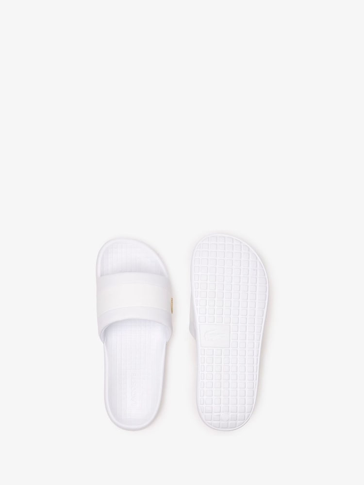 Lacoste White Logo Stripe Sandals - Image 6 of 6 Lacoste White Logo Stripe Sandals - Image 6 of 6