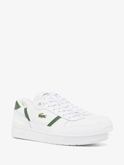 Weiß-grün - Lacoste White/Green T-Clip Trainers - Bild 6 von 8