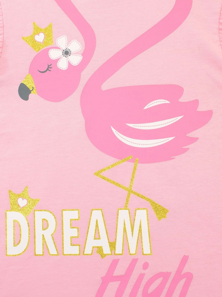 Harry Bear Pink Flamingo Short 100% Cotton Pyjamas - Image 6 of 6 Harry Bear Pink Flamingo Short 100% Cotton Pyjamas - Image 6 of 6