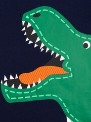 Harry Bear Blue Dinosaur Short 100% Cotton Pyjamas - Image 2 of 5