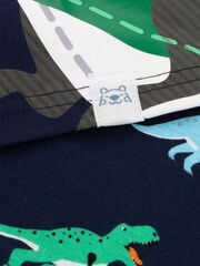 Harry Bear Blue Dinosaur Short 100% Cotton Pyjamas - Image 3 of 5