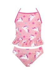 Harry Bear Pink Unicorn Tankini 2 Piece Swimsuit - Image 1 of 4