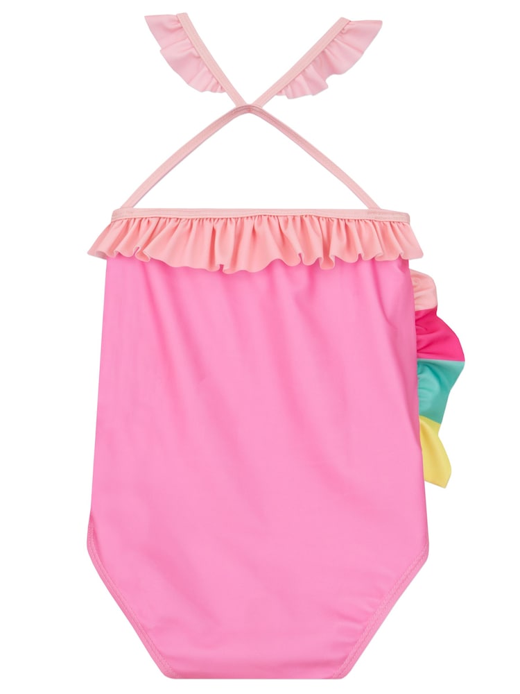 Harry Bear Pink Glitter Unicorn Swimsuit - Image 2 of 4