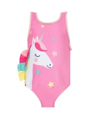 Harry Bear Pink Glitter Unicorn Swimsuit - Image 5 of 8