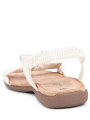 Pavers White Slip-On Sandals - Image 3 of 5