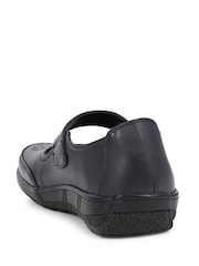 Pavers Blue Leather Mary-Janes Shoes - Image 3 of 5