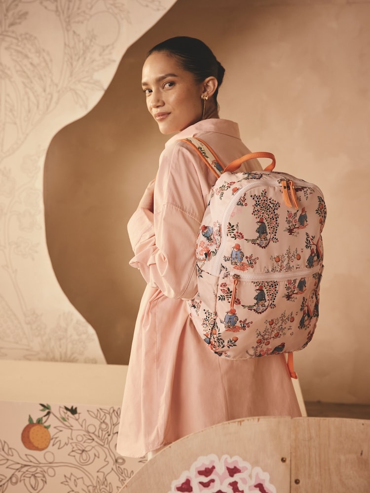 Cath Kidston Ecru Paddington Foldaway Backpack - Image 1 of 7