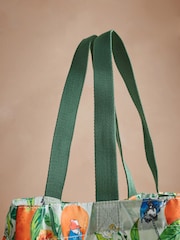 Cath Kidston Green Orange Paddington Foldaway Tote Bag - Image 9 of 9
