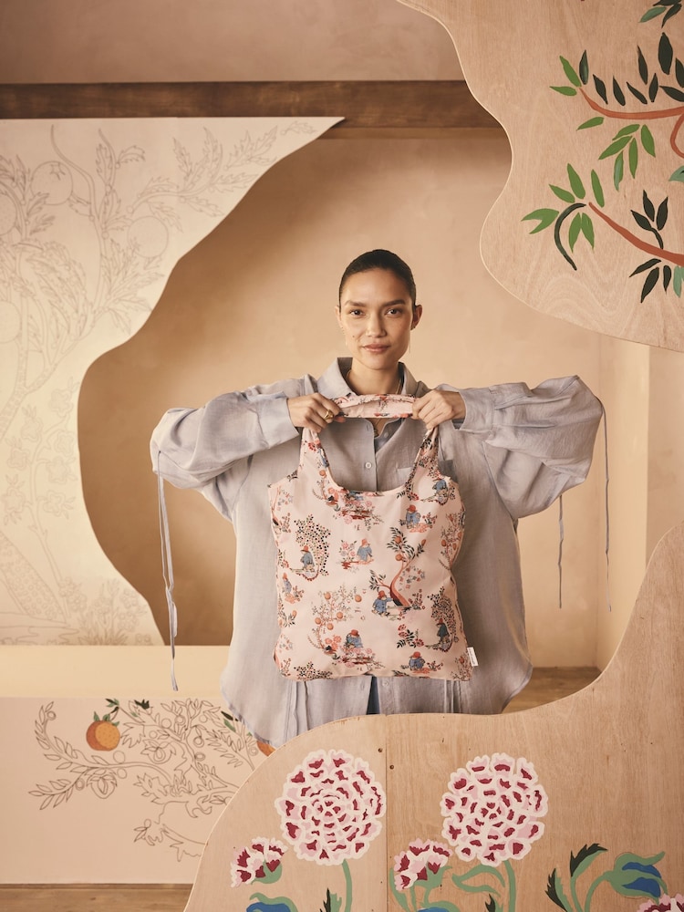 Naranjas rosas - Bolsa de compras plegable Paddington de Cath Kidston - Imagen 2 de 5