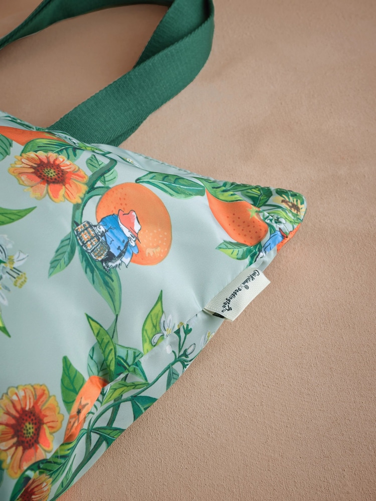 Cath Kidston Green Oranges Paddington Large Foldaway Tote - Image 8 of 8