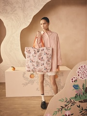 Cath Kidston Pink Oranges Paddington Large Foldaway Tote - Image 2 of 7