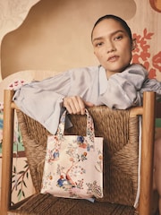 Cath Kidston Pink Oranges Paddington Check Small Book Bag - Image 1 of 7