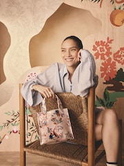 Cath Kidston Pink Oranges Paddington Check Small Book Bag - Image 2 of 7