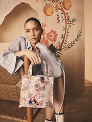 Cath Kidston Pink Oranges Paddington Check Small Book Bag - Image 3 of 7