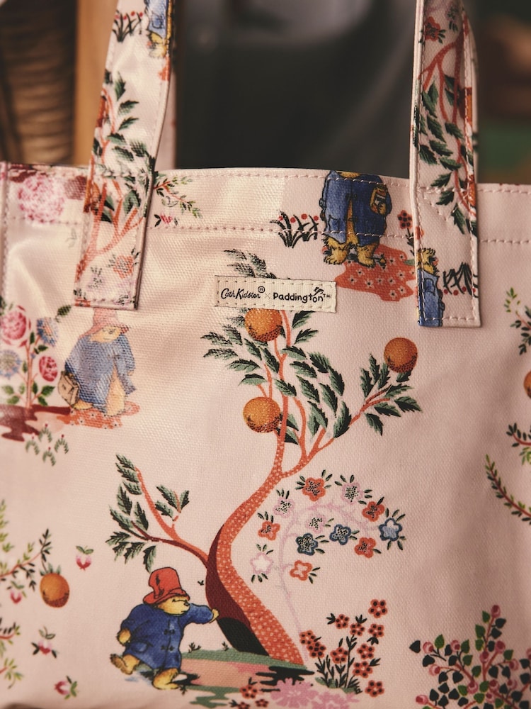 Cath Kidston Pink Oranges Paddington Check Small Book Bag - Image 4 of 7