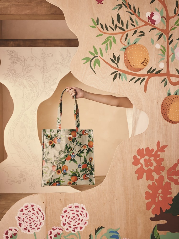 Cath Kidston Green Oranges Paddington Large Book Bag - Image 3 of 7