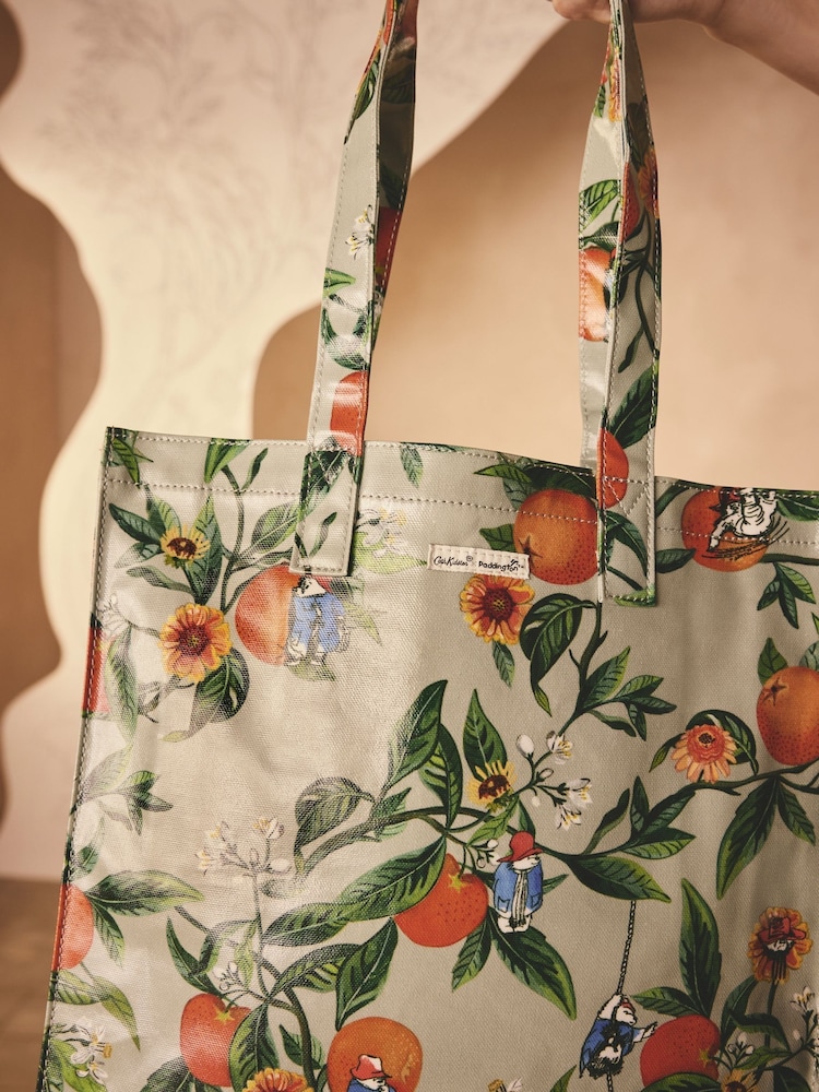 Cath Kidston Green Oranges Paddington Large Book Bag - Image 4 of 7