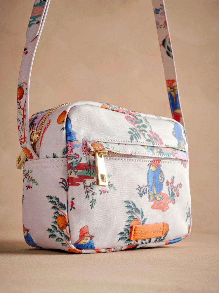 Cath Kidston Pink Oranges Paddington Utility Cross Body Bag - Image 2 of 3