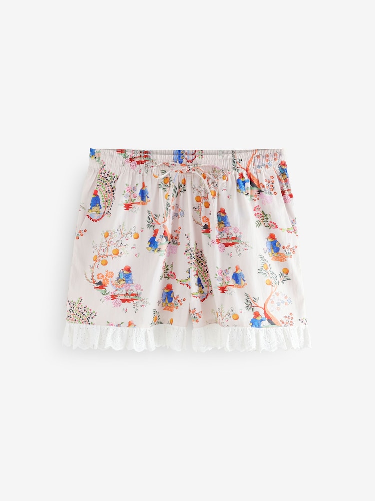 Cath Kidston Pink Paddington Frill Short Set Pyjamas - Image 8 of 11