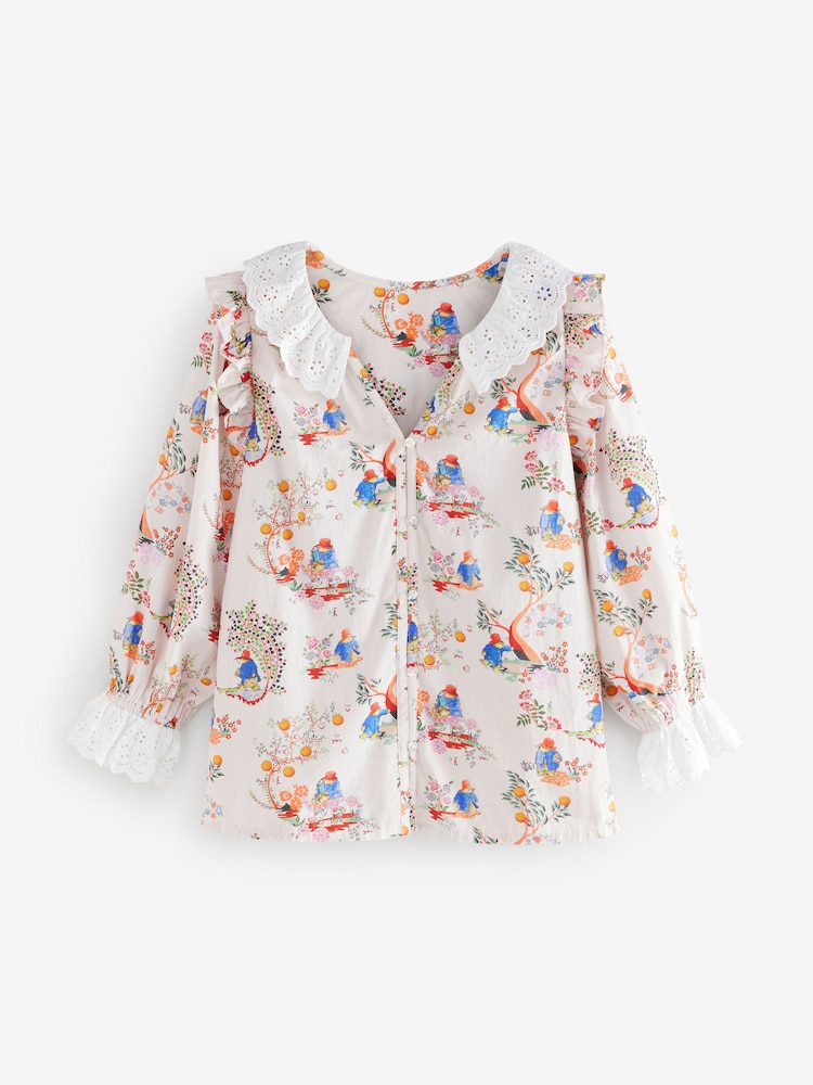 Cath Kidston Pink Paddington Frill Short Set Pyjamas - Image 9 of 11