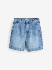 Denim Lightwash 100% Cotton Light Denim Culotte Jeans - Image 1 of 3