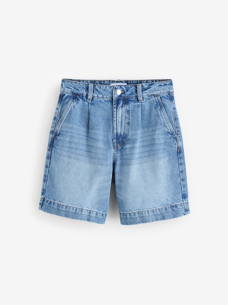 Denim Lightwash 100% Cotton Light Denim Culotte Jeans - Image 1 of 3