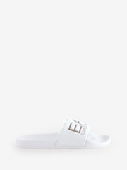 Emporio Armani Contrast Colour Logo Sliders - Image 1 of 6