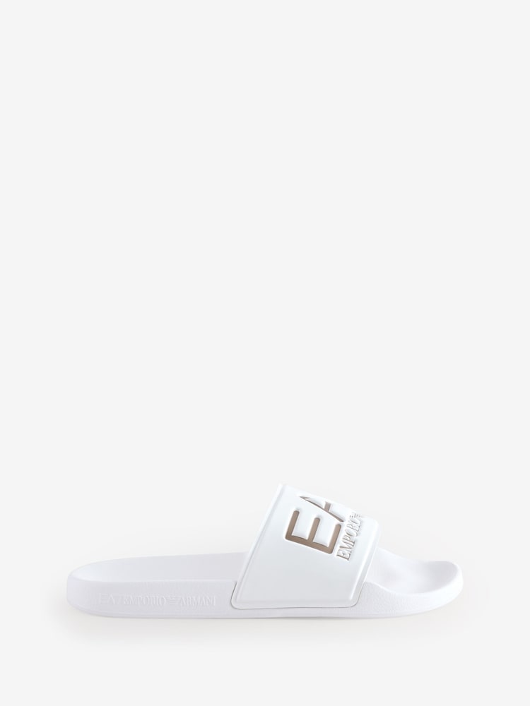 Emporio Armani Contrast Colour Logo Sliders - Image 1 of 6