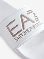Emporio Armani Contrast Colour Logo Sliders - Image 6 of 6