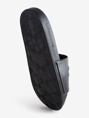 Emporio Armani Rubber Logo Sliders - Image 4 of 5