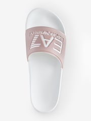 Emporio Armani Contrast Colour Logo Sliders - Image 3 of 3