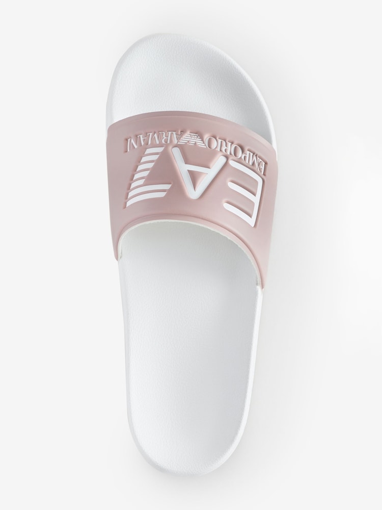 Emporio Armani Contrast Colour Logo Sliders - Image 3 of 3