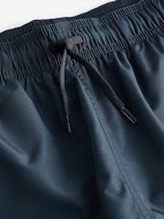 Emporio Armani EA7 Blue Logo Swim Shorts - Image 3 of 4