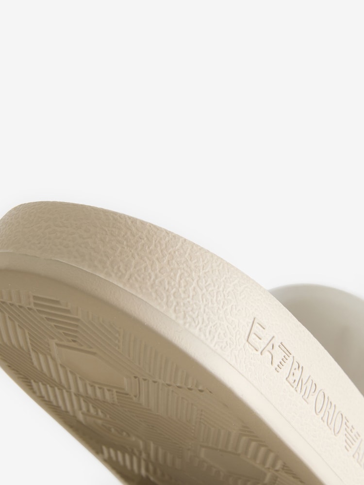 Szary - Klapki gumowe z logo Emporio Armani - Image 5 of 5